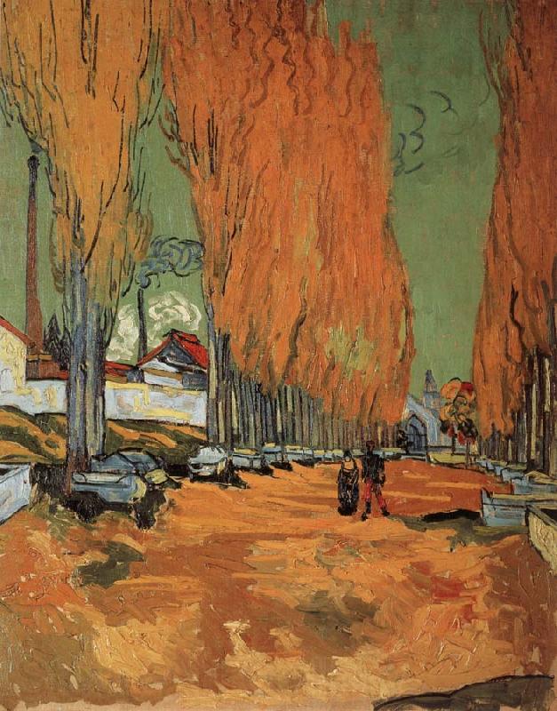 Vincent Van Gogh The Alyscamps,Avenue Spain oil painting art